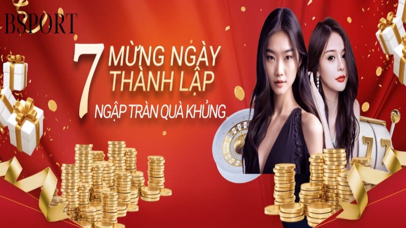  Các loại khuyến mãi hoàn trả của Bsport khá đa dạng