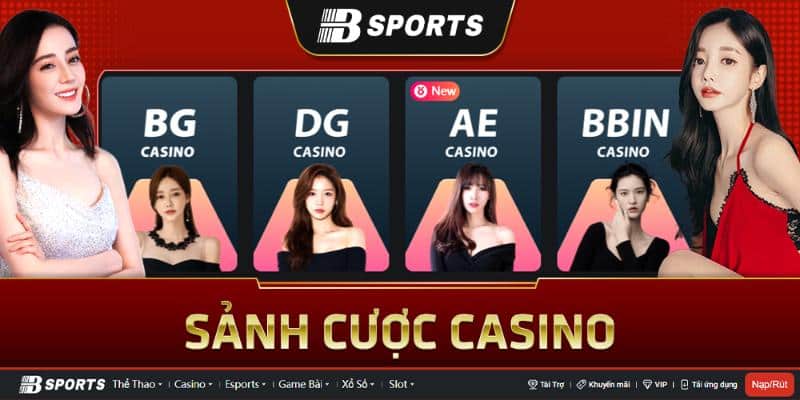 sảnh casino hot nhất